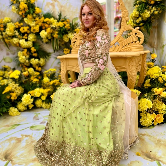 Designer Anisha Shetty Lehenga - Picture 10 of 14